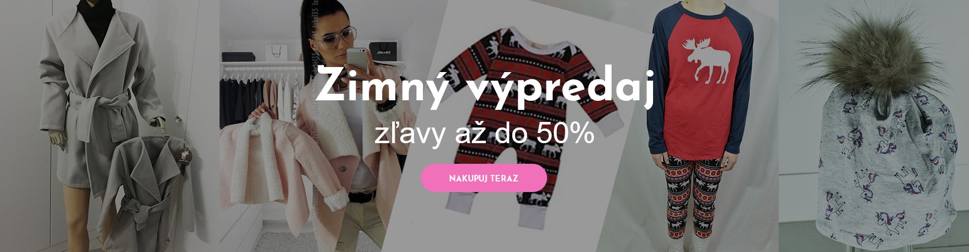 Zimný výpredaj - zľavy až do 50%